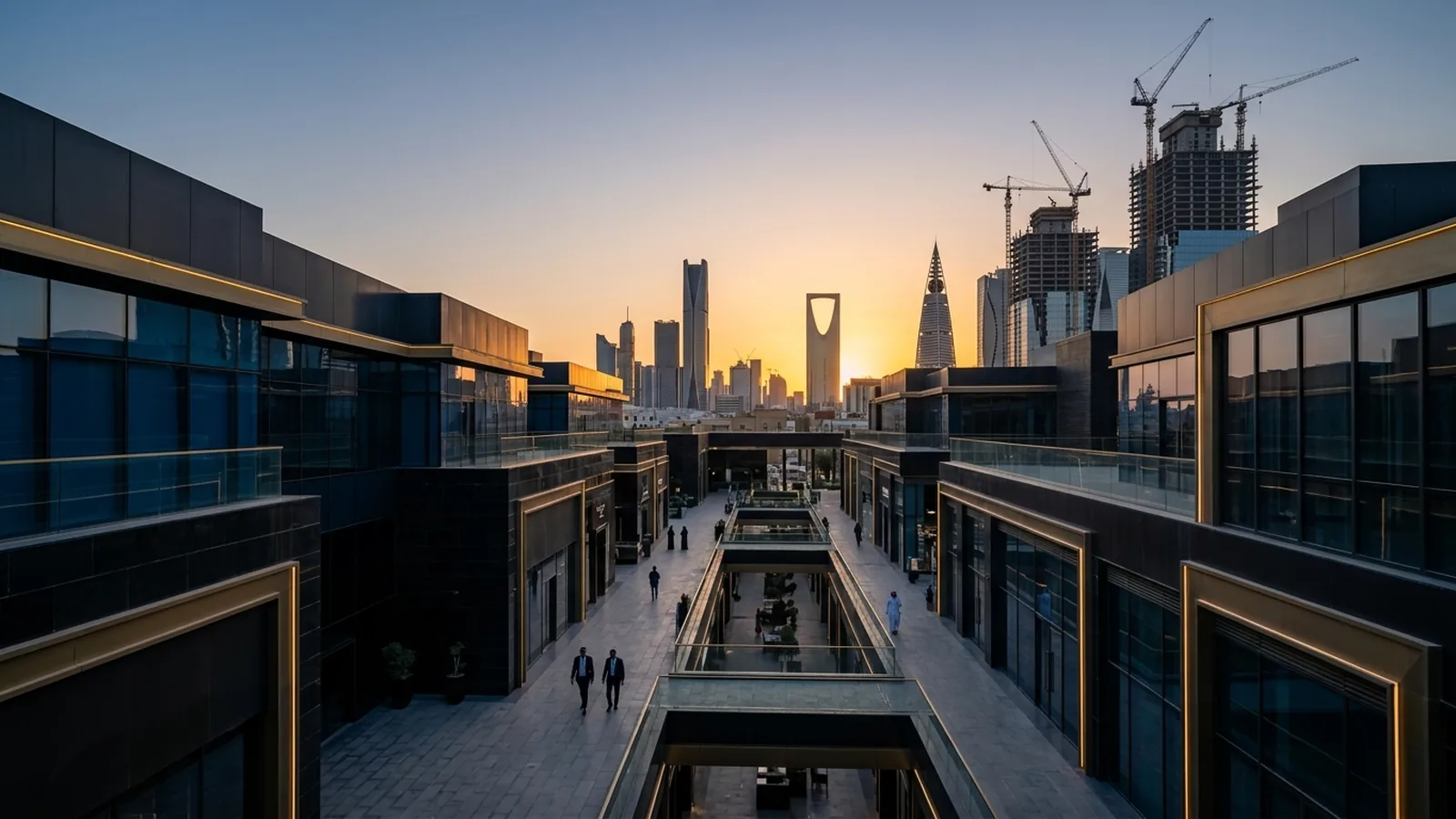 Riyadh skyline and smart-city development opportunity